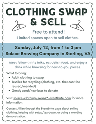 Clothing Swap and Sell at Solace Brewing Company