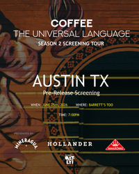 Barrett’s Coffee Screening of “COFFEE The Universal Language” sponsored by Oatly