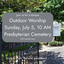 A Special Outdoor Service