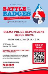 Selma Police Department Blood Drive