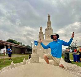 Create A Castle Live Sculptor Demonstration & Interactive Station During Raspberry Festival