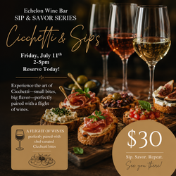 Sip & Savor Series: Cicchetti & Sips