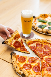 Trillium Brewing Company Outdoor Beer Garden Experience at The Connector in Downtown Boston