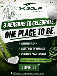 Three reasons to celebrate on June 21st (but only one perfect venue!) ⛳️