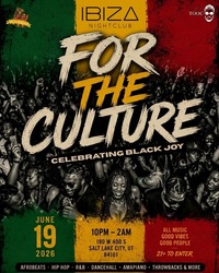 FOR THE CULTURE – Celebrating Black Joy Juneteenth Party in Salt Lake City | June 19, 2026