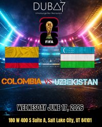 Colombia vs Uzbekistan World Cup Watch Party Salt Lake City 2026