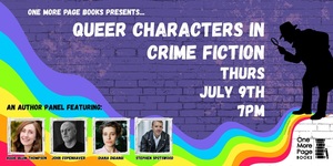 Queer Characters in Crime Fiction Author Panel