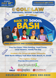 Second Annual GOLDLAW Back to School Bash with Backpack Giveaway