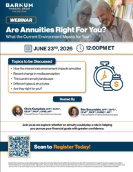 Free Webinar- Are Annuities Right for You?