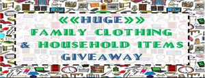 Free Household And Clothing Give Away