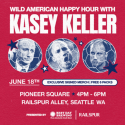 Best Day Brewing & Kasey Keller to Host Seattle's Wild American Happy Hour, June 18-19