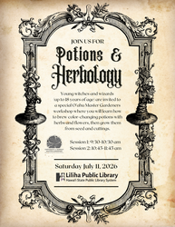 Potions and Herbology Youth Gardening Program