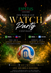 Brazil vs Haiti Watch Party at Espetus Concord!