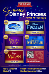 Summer Disney Princess Movies at The Strand