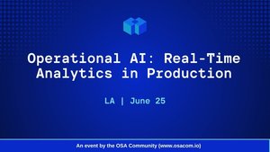 Operational AI: Real-Time Analytics in Production