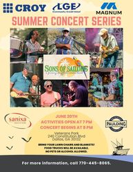 PCPRCA - FREE CONCERT @ VETERANS PARK!