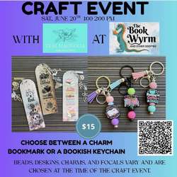Crafting with Teal Magnolia at The Book Wyrm bookstore