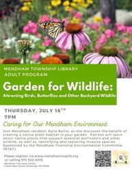 Garden for Wildlife: Attracting Birds, Butterflies and Other Backyard Wildlife