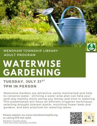 Gardening in the Shade at the Mendham Township Library