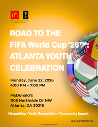 Celebrating Atlanta's FIFA Flag Bearers with McDonald’s