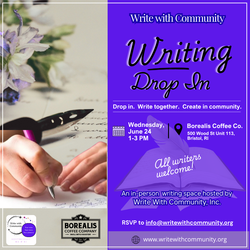 WWC Writing Drop-In: Borealis Coffee