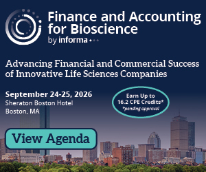 Finance & Accounting for Bioscience: CPE Accredited Forum for Emerging Biotechs