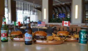 Host Country Burger Trio