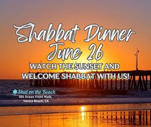 Shabbat Dinner at the Beach