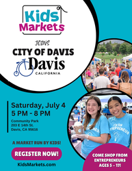 Kids Markets at City of Davis Fourth of July Celebration