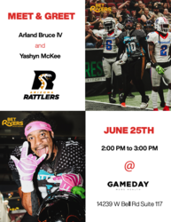 Arizona Rattlers Meet & Greet at Gameday Men's Health Surprise