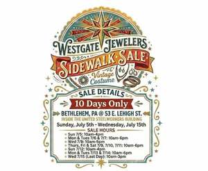 Westgate Jewelers Summer Sidewalk Sale