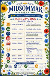 Vasa Park Resort 100th Anniversary Midsommar Festival