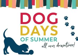 Downtown Naperville Summer Painted Sculptures – Dog Days of Summer