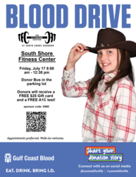 Blood Drive at The Fitness Center at South Shore Harbour