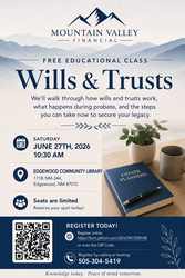 Free Educational Class - Wills & Trusts