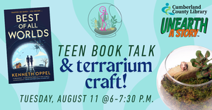 Teen Book Talk and Terrarium Craft