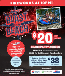 Quassy Blast at the Beach Celebrates America's 250th