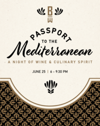 Passport to the Mediterranean Wine Dinner
