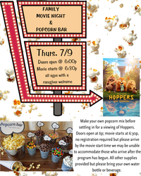 Family Movie Night (HOPPERS) and DIY Popcorn Bar