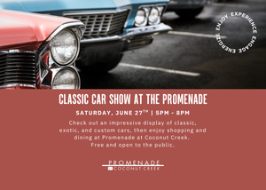 PROMENADE AT COCONUT CREEK CLASSIC CAR SHOW AT THE PROMENADE