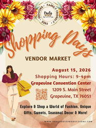 Shopping Days Vendor Market