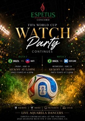 World Cup Watch Party at Espetus Concord!