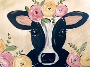 "Floral Heifer" In-Studio Paint Party!