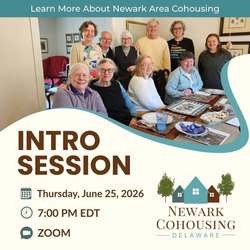 Learn about an exciting approach to living in the Newark, DE Area - Cohousing