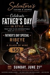 Father’s Day Special at Salvatore’s Cucina & Lounge