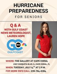 Meteorologist Lauren Hope: Hurricane Preparedness for Seniors