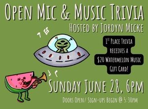 June Open Mic & Music Trivia