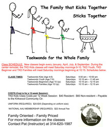Taekwondo Youth (ages7-9)