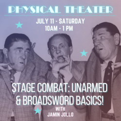 Stage Combat with Jamin Jollo