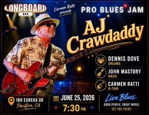 AJ Crawdaddy @ The Carmen Ratti / Longboard Pro Plues Jam